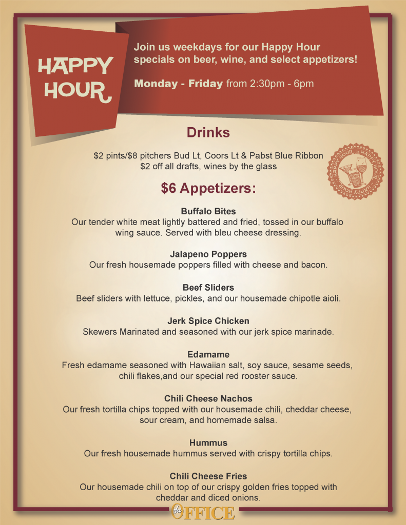 Happy Hour Menu